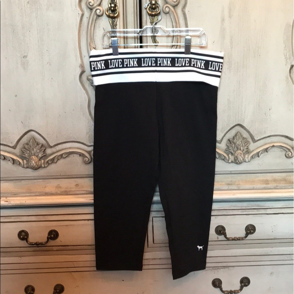 Victoria Secret PINK Foldover Crop Yoga Pant
